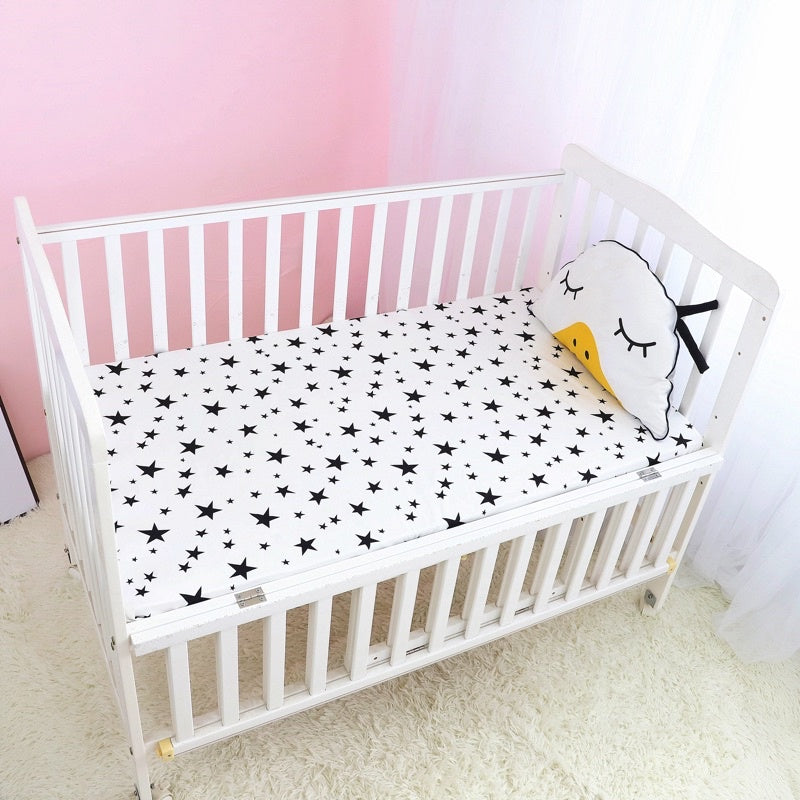 100% Cotton Baby Cot Fitted Sheet