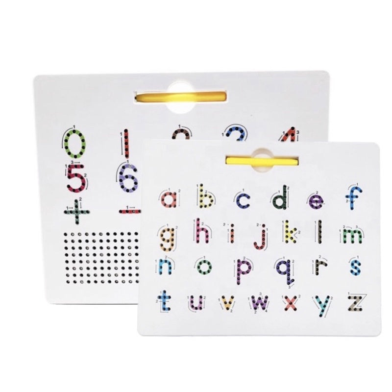 2-in-1 Kids Learning Magnetic Writing Board