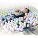 100 PCS Wide Macaroon Ocean Balls For Ball Pit Playpen