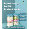 ANKOU Mini Airtight Lockable Storage Container For Snack and Fruits