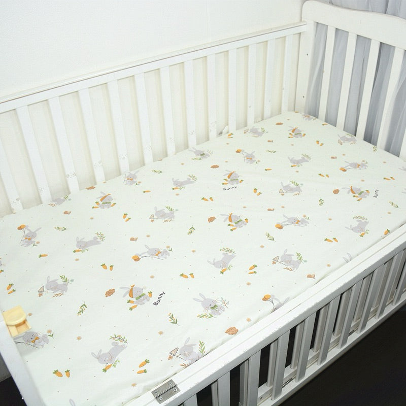 100% Cotton Baby Cot Fitted Sheet